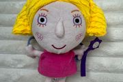 Holly Fairy Soft Toy Ben and Holly Little Kingdom approx 9" NOT WORking Used Please see pictures