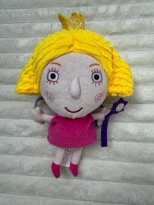 Holly Fairy Soft Toy Ben and Holly Little Kingdom approx 9" NOT WORking Used Please see pictures