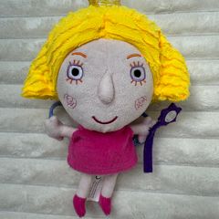 Holly Fairy Soft Toy Ben and Holly Little Kingdom approx 9" NOT WORking Used Please see pictures