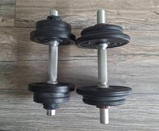 Cast Iron Dumbbells Set