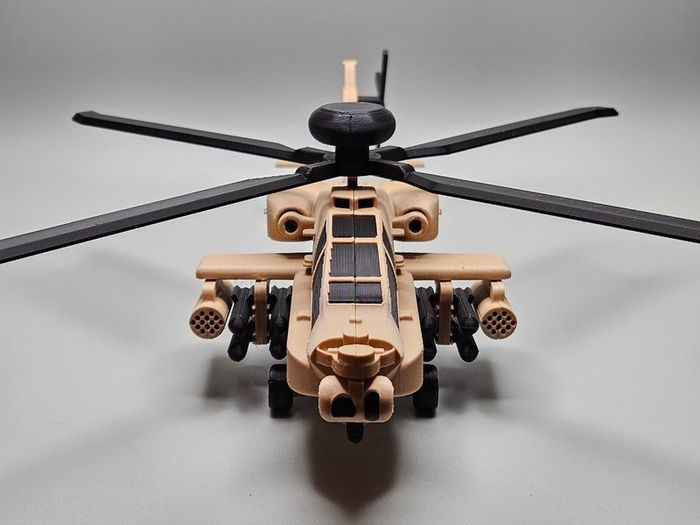 AH-64 Apache Helicopter 3D Printed (Free Postage)