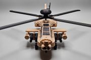 AH-64 Apache Helicopter 3D Printed (Free Postage)