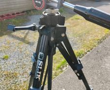 Slick aluminum professional camera tripod