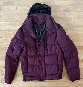 Zara Men Winter Jacket Red Wine