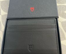 Tudor Watch Leather Credit Card Holder