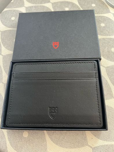 Tudor Watch Leather Credit Card Holder