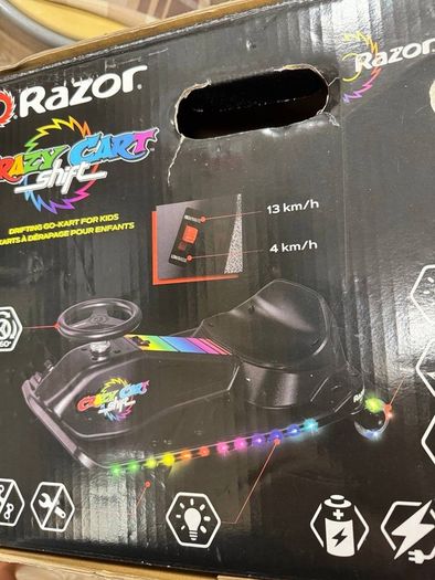 Razor Crazy Cart Shift Lightshow Drifting Go Kart