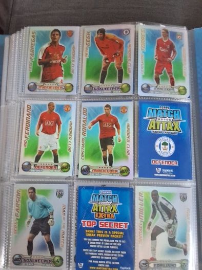 Match attax cards 08/09