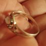 Vintage 925 sterling silver ring with moonstone. Image 2