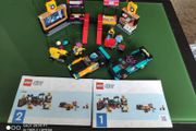 Lego City custom car garage  60389 full set + instruction