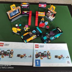 Lego City custom car garage  60389 full set + instruction