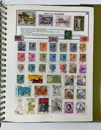 Collection: Used world collection In New World Stamp Album