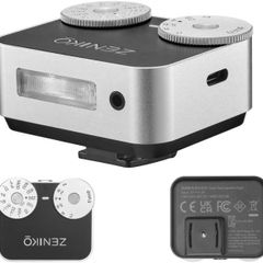Zeniko ZA12 Ultra Compact Dual Dial Flash Silver