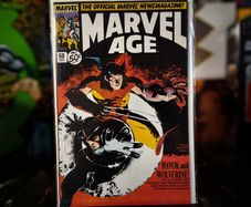 Marvel Age ! Issue #68 ! Havok and Wolverine ! Copper Age Comic from 1988 ! by Marvel !