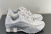 Nike Shox R4 White/Metallic Silver