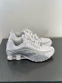 Nike Shox R4 White/Metallic Silver