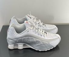 Nike Shox R4 White/Metallic Silver