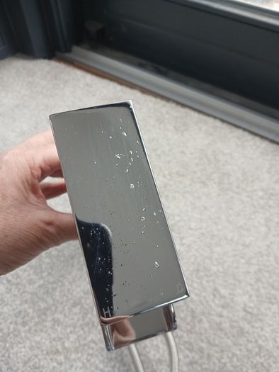 Modern chrome basin mixer tap