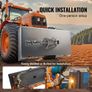 1/4" Skid Steer Attachment Plate, Skid Steer Mount Plate, Quick Attachment Loader Plate, with 2.28" Hitch Receiver, Compatible with Deere, Kubota Image 2