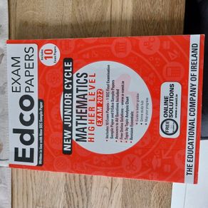 School Exam Papers. Junior Cert. E3 each.