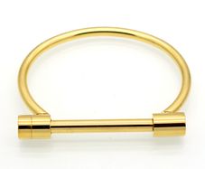Gold Shackle Bracelet