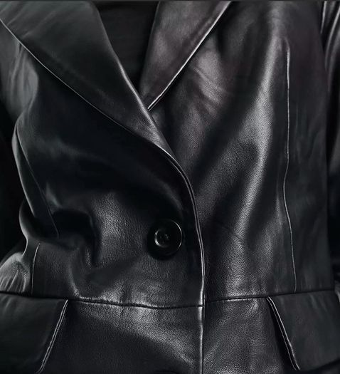 real leather jacket