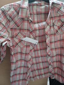 girls shirt three quarter length sleeve
