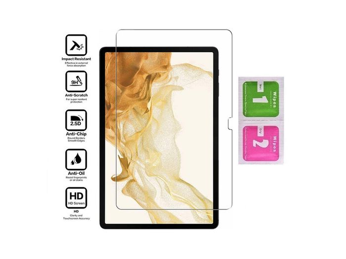 For Samsung Galaxy Tab S8 Plus Tempered Glass Screen Protector Saver X800 / X806 New - FHT39SMTG