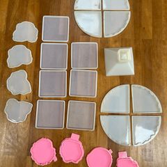 Large selection of top quality resin moulds for crafts ,  art , coaster sets and pyramid .