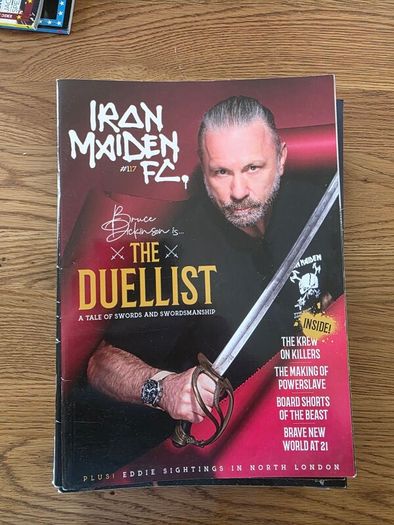 Iron Maiden Fan Club Magazines. Multiple Issues incl. number 100 & 99.5