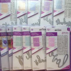 Metal dies, stamps and embossing folders