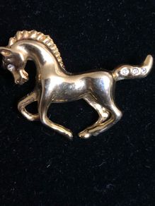 horse brooch