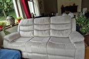 3 Seater Fabric Recliner Sofa Brown, brand new!