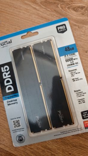 Pc Ddr5 ram. Crucial pro 2x24gb 48 total