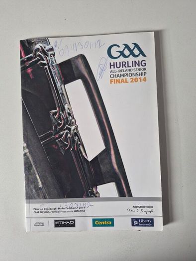 GAA 2014 All Ireland SHC DRAWN final Kilkenny v Tipperary official match programme