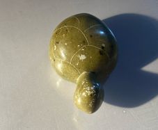 ornment Carved Soapstone / Steatite Turtle