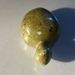 ornment Carved Soapstone / Steatite Turtle