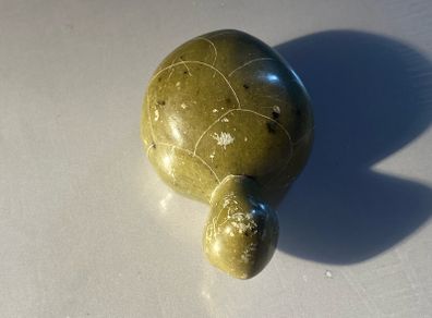 ornment Carved Soapstone / Steatite Turtle