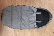 The cuppa brand- Winter Grey Melange Footmuff