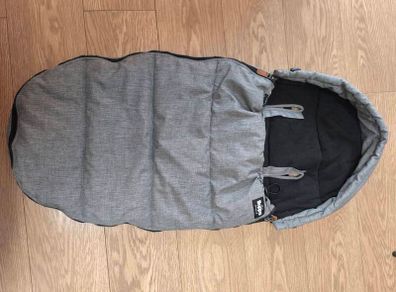 The cuppa brand- Winter Grey Melange Footmuff