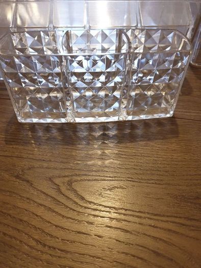 Cosmetic clear storage