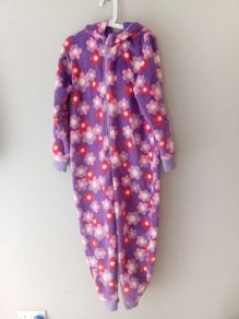 girls floral onesie