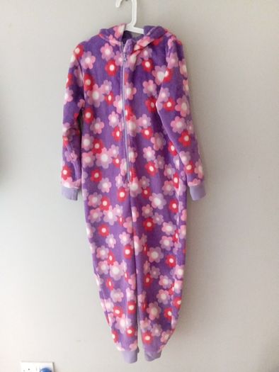 girls floral onesie