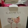 6 Galway Crystal, Pink Gin Glasses Image 2