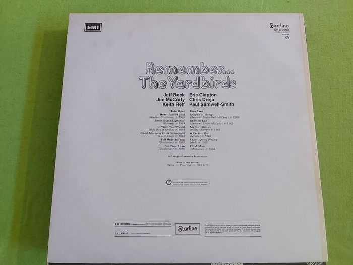 The Yardbirds - Remember...a Selection Of Their Greatest Tracks - Vinyl Record + Hundreds More
