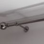 Stainless steel chrome curtain pole Image 3
