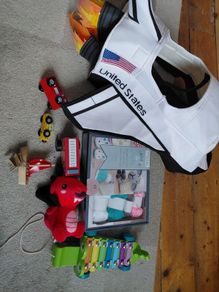 Selection of toys