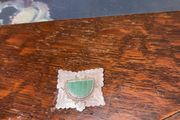 silver old brooch
