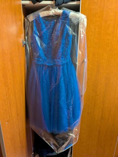 New generation confirmation dress navy blue  size 12