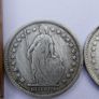 Helvetia Switzerland 2 Silver Swiss Minted Coins Image 5